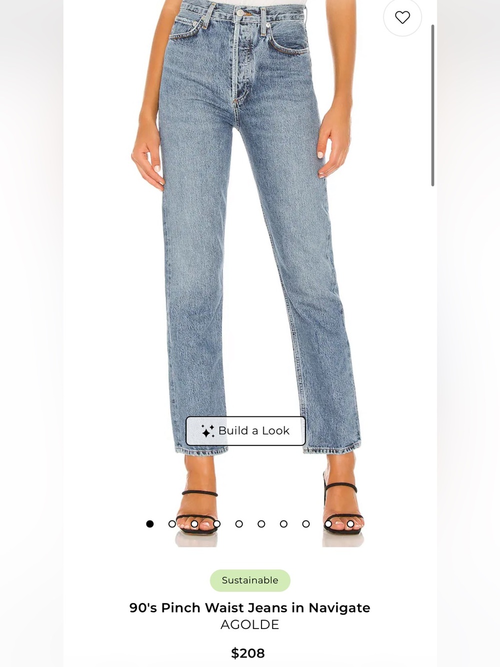 90's Pinch Waist Jeans 28